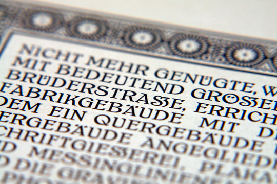 Font Foundry “Schelter & Giesecke”. Hauptprobe 1912