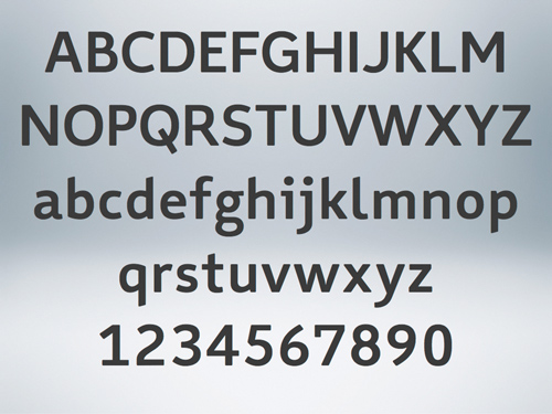 My wayfinding/signage typeface