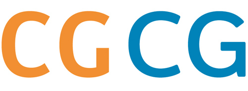 The missing horizontal crossbar of the Dutch road signage font (orange) makes C and G harder to distinguish. In blue are my C and G in my typeface. 